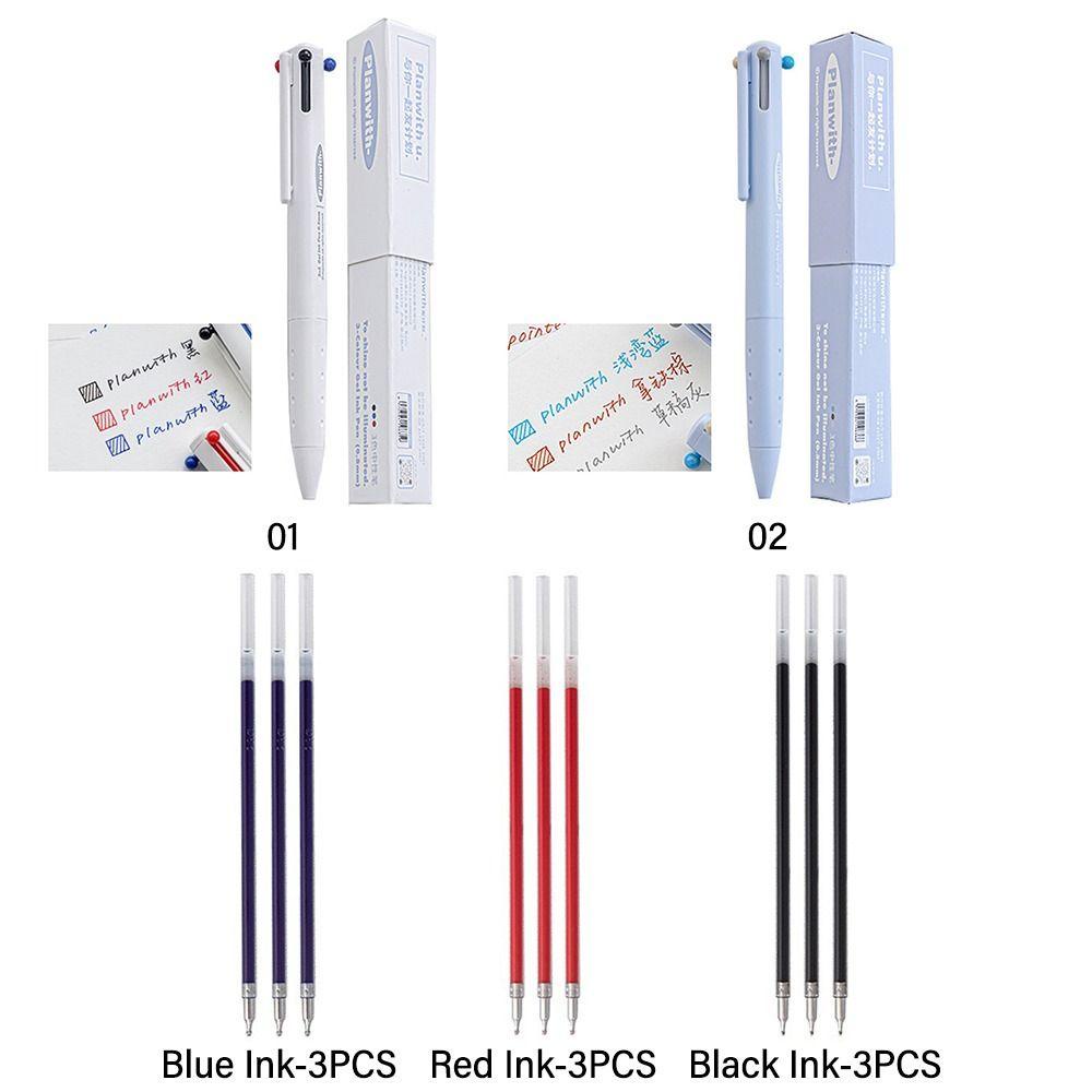 Pulpen Bolpoin Nanas Belajar Perlengkapan Kantor Hadiah Siswa Pulpen Koreksi Merah Hitam/Alat Menulis Tinta Merah/ Biru Bolpen Gel