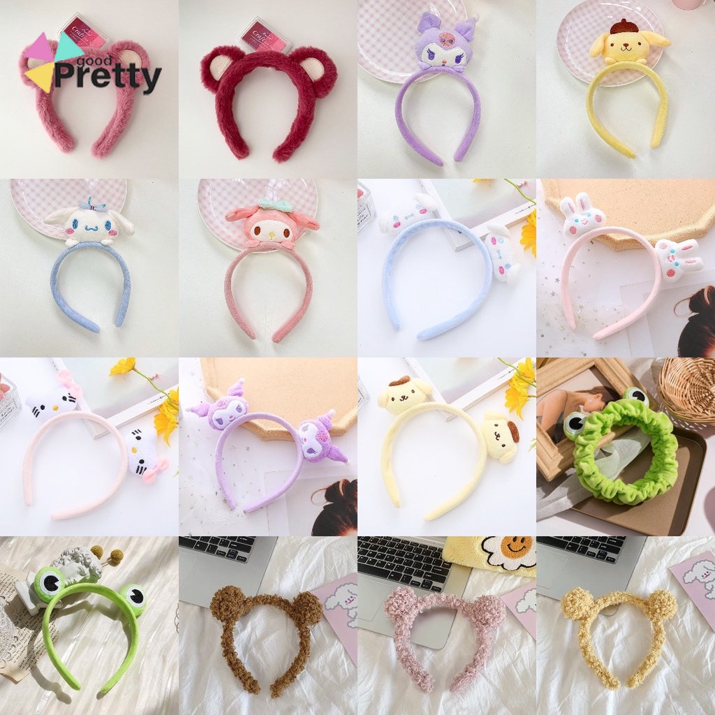 Headband Bando Mata Bando Katak Kodok Frog Lucu Kain Handuk Cuci Muka Facial P