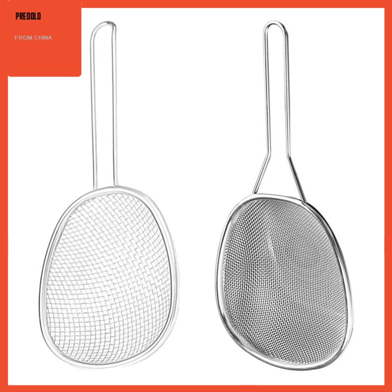 [Predolo] Saringan Mie Pangsit Makanan Anti Karat Stainless Steel Mesh Noodle Strainer