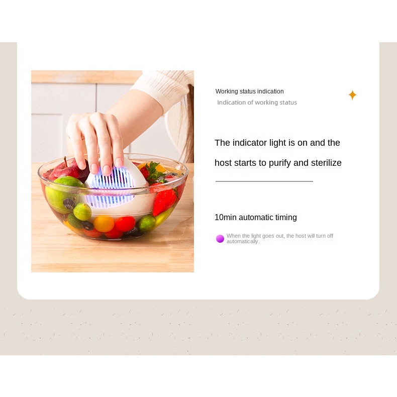Mesin Buah Dan Sayuran, Mesin Pembersih Kecil Rumah Tangga, Buah, seafood Dan Sayuran Mesin Disinfeksi Bayi