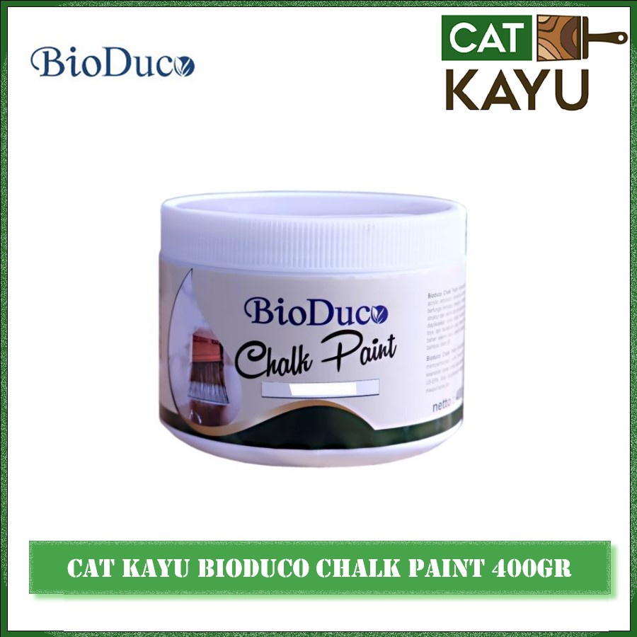 Biopaint Cat Duco Kayu Kecil Water Based Aman untuk Mainan Anak - BioDuco Chalk Paint 400gr