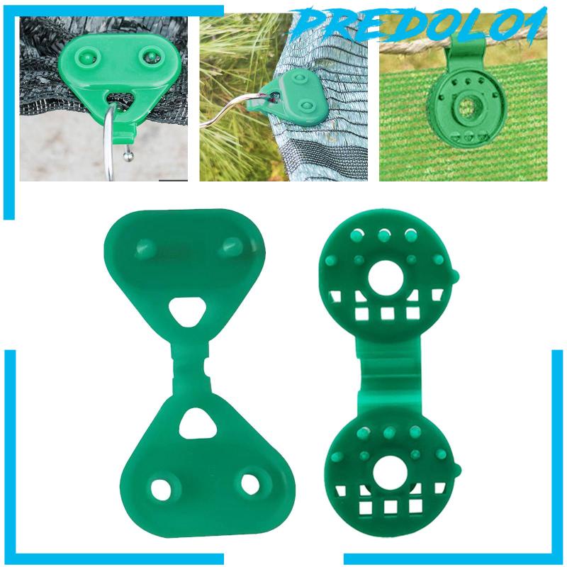 [Predolo1] 20pcs Klip Kain Peneduh Kerai Jaring Klip Untuk Rumah Kaca Taman Pertanian