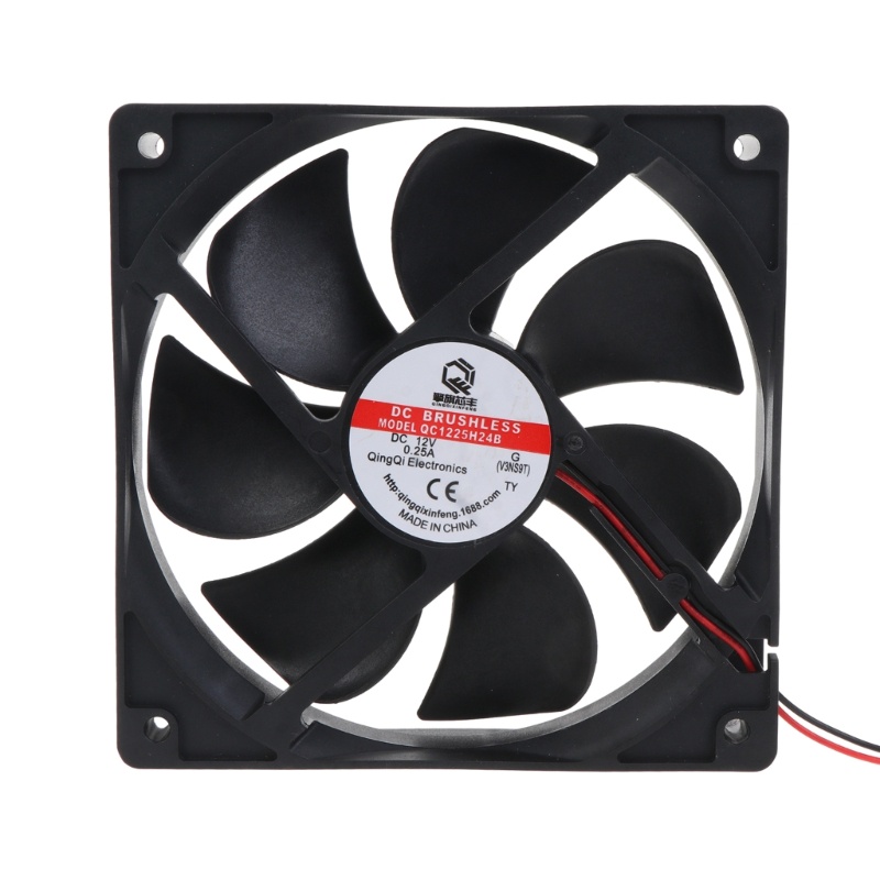 Cre 12025 Cooling Fan 12V PC Komputer Part Brushless Cooling Fan Radiator Pendingin 120x120x25mm Kipas Angin Tenang Aksesori 12 cm