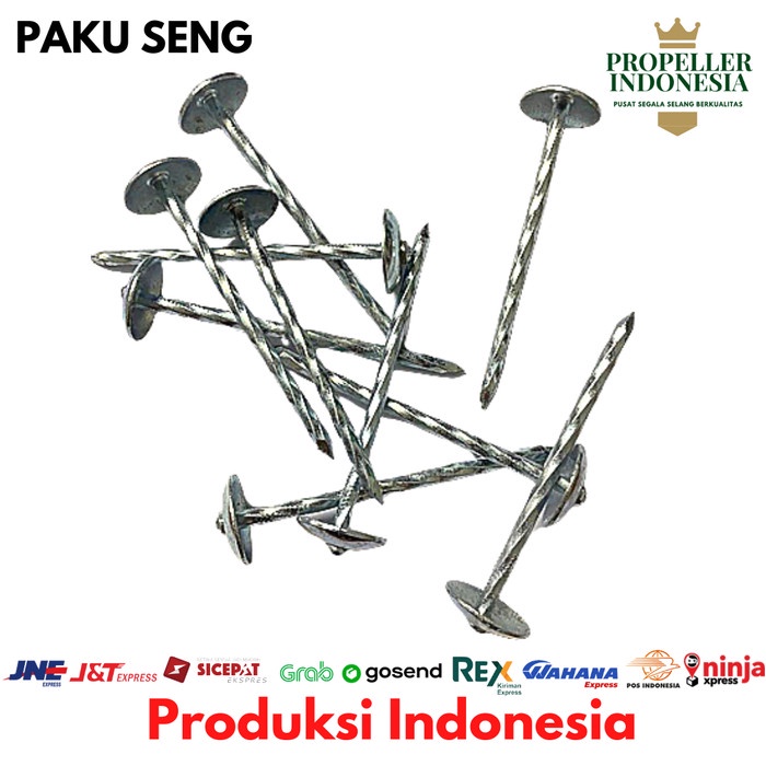 Paku Seng Payung Ulir Paku Asbes Roofing Atap 2Inch 3Inch