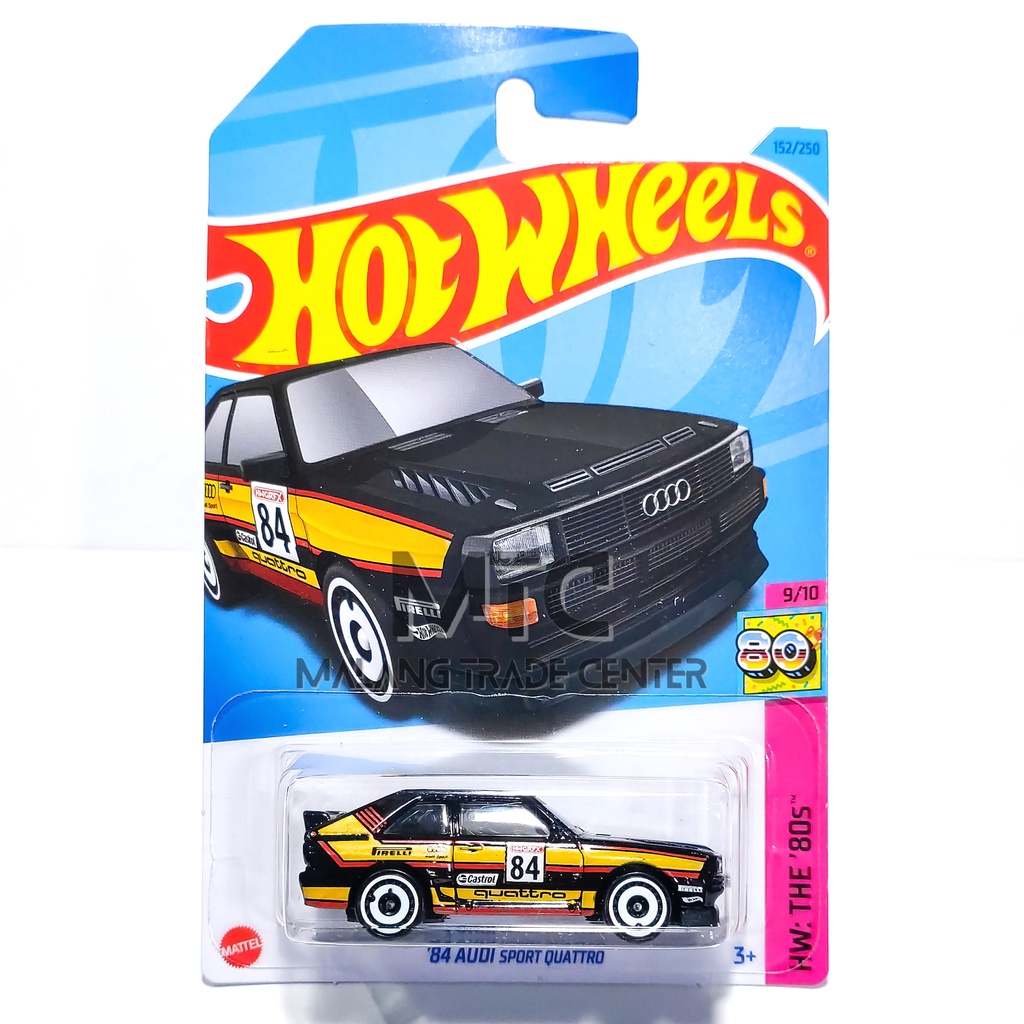 Hot Wheels 84 Audi Sport Quattro Black H 2023