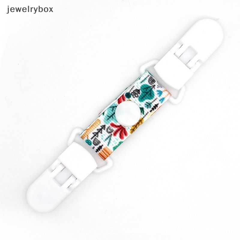 [jewelrybox] Menyesuaikan Tombol Tetap Anti-Hilang Dot Bayi Klip Rantai Kartun Dot Pita Dummy Penenang Pemegang Rantai Anti-drop Gesper Tali Butik