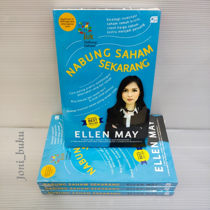 Buku Nabung Saham Sekarang +CD (Cover baru) by Ellen May GRD27