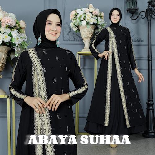 GAMIS DRESS ABAYA WANITA SYARI ABAYA SUHAA RB44 - EVR - FIX