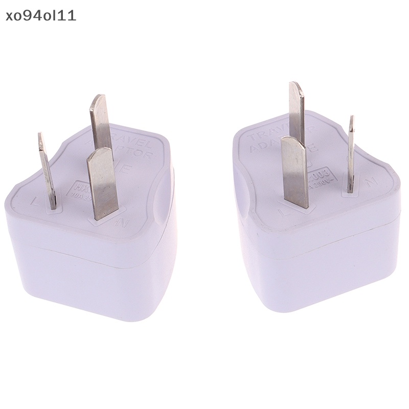 Xo Adaptor Colokan Listrik Travel Universal USA EU EURO Asia to AU AUSTRALIAN 3pin OL
