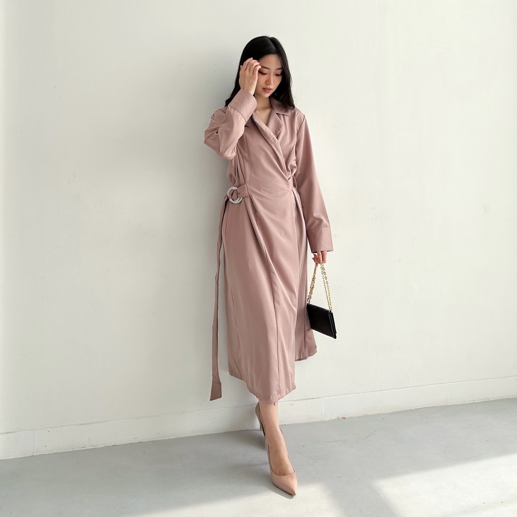 Beige Studio - Ariana Dress / Dress Lengan Panjang Wanita