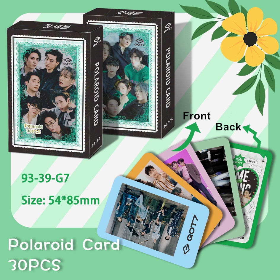 30pcs /box GOT7 TREASURE ATEEZ Id-HYPEN NJ Polariod Photocards Lomo Kartu ENHYPEN NJ Kpop Postcards