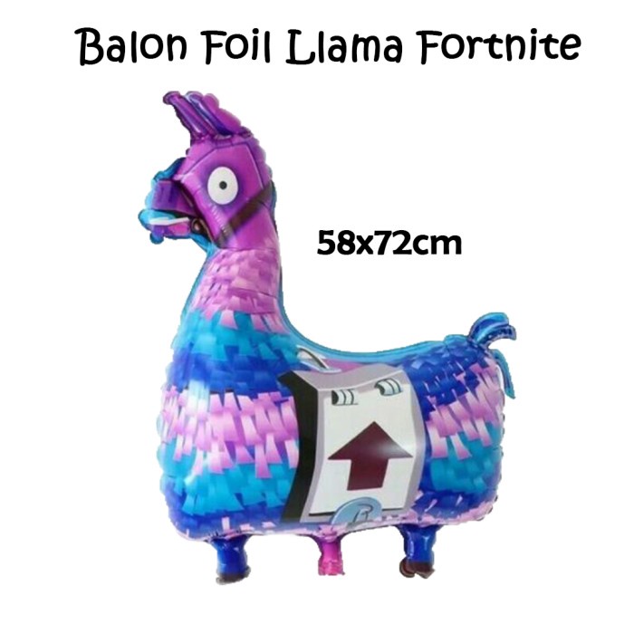 SALE Balon Foil Llama Fortnite / Balon Alpaca Battle Royale Termurah