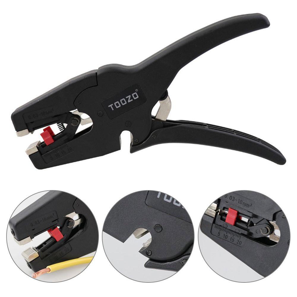 TOP Wire Stripper High Hardness Cutter 0.03-10mm Gunting Kabel Presisi Adjustable