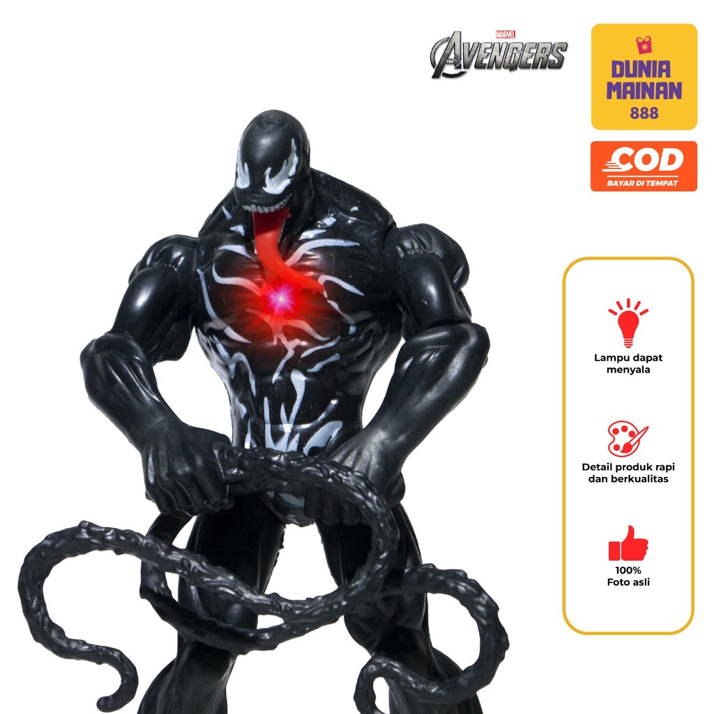 ACTION FIGURE VENOM THE VENOM NO WAY HOUSE BLACK