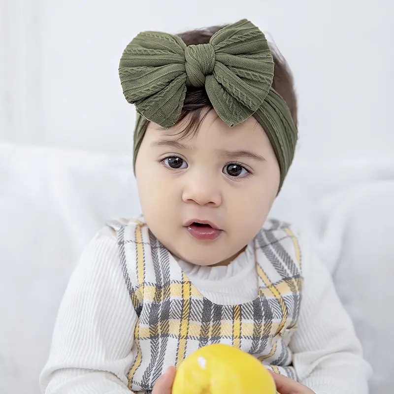 (Pimenova) bandana bayi pita besar warna pastel