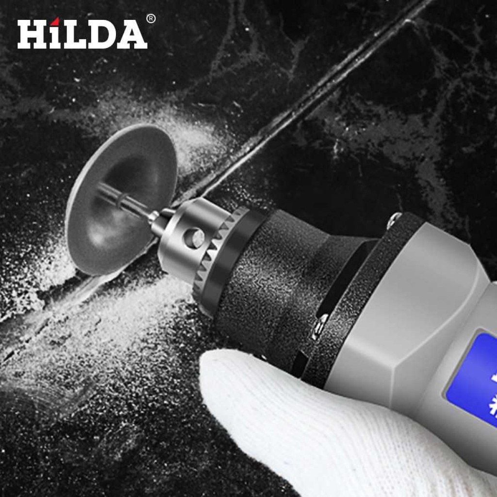 HILDA Bor Listrik Polishing Engraver Grinder Electric Drill 400W - MD400