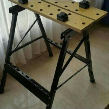 PROMO HARI INI!! Meja Kerja Kayu Portable Work Bench Meja Kerja Tukang Meja Gergaji Kayu