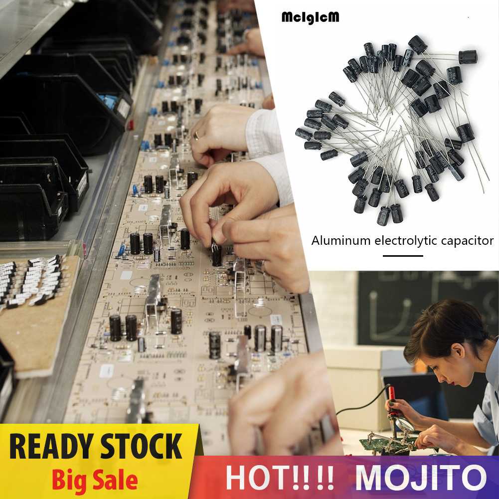 24values Kapasitor Elektrolit Metal Aneka Set Range 0.1uF 1000uF 630Pcs