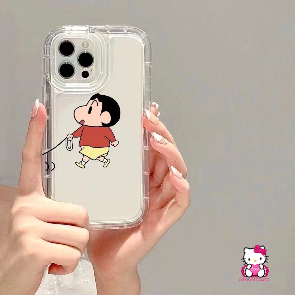 Kartun Snoopy Cute Puppy Casing Transparan Untuk Realme C21Y C11 2020 C35 C20 C25Y C33 C30 C55 C25 C11 2021 C17 C3 C1 C15 C25s C12 5 5s 7i 9i 6i 5i C30S C2 Airbag Shockproof Cover