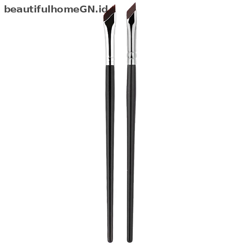 {Cantik} Upgrade Blade Eyeliner Brush Sikat Alis Datar Sudut Sangat Tipis Halus Di Bawah~