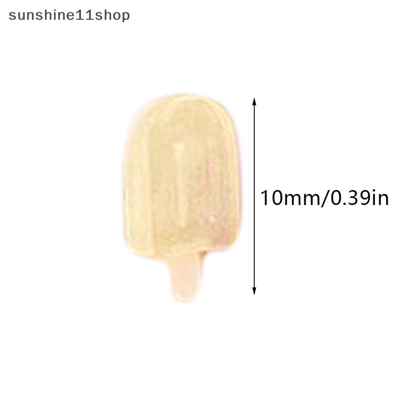 Sho 5PCS Luminous Ice Cream DIY Membuat Perhiasan Kartun Ponsel Case Aksesoris Hadiah N