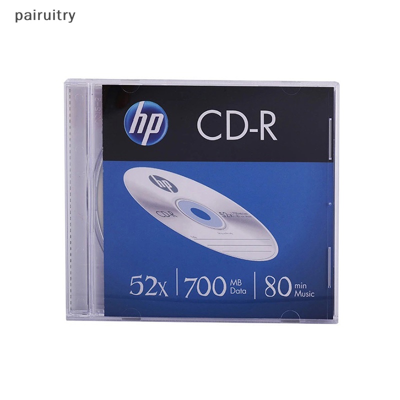 Prt CD-R CDR 52X 700MB 80menit Ditulis Ulang Blank Disc Disc Disc Dapat Direkam Compact Disc Dengan Slim Case PRT