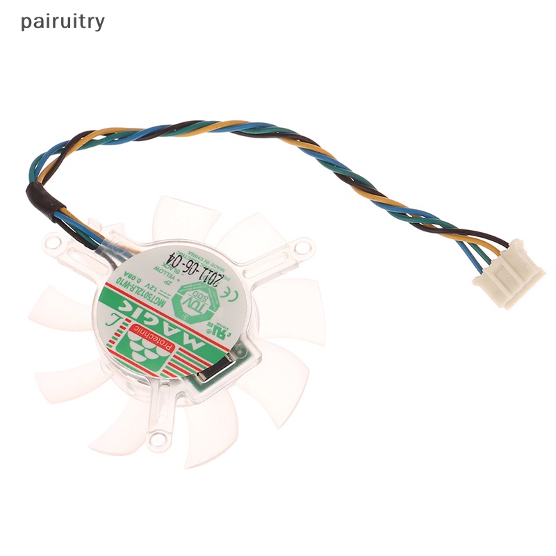 Prt 45MM Kipas Pendingin Lubang Pitch 39mm MGT5012LR-W10 4kawat Quiet Graphics Card Fan PRT