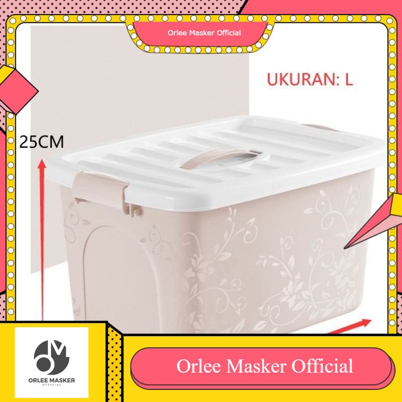 KOTAK PENYIMPANAN 20 LITER BARANG/ BAJU UKURAN  903 UKURAN TANGGUNG  / TANGGUNG TEMPAT BARANG REDHOUSE/ SEALWARE TANGGUNG 20