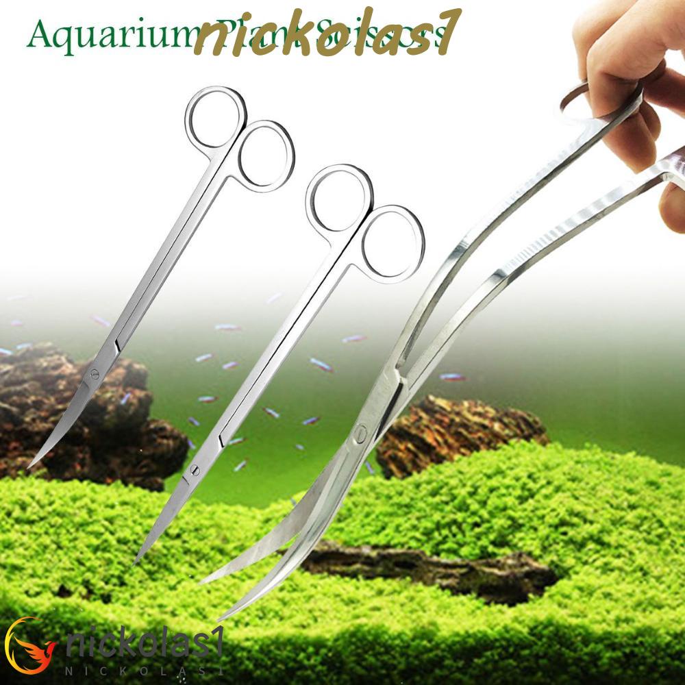 Nickolas1 Gunting Professional Cleaning Maintenance Aquascaping Pemotong Gelas Air