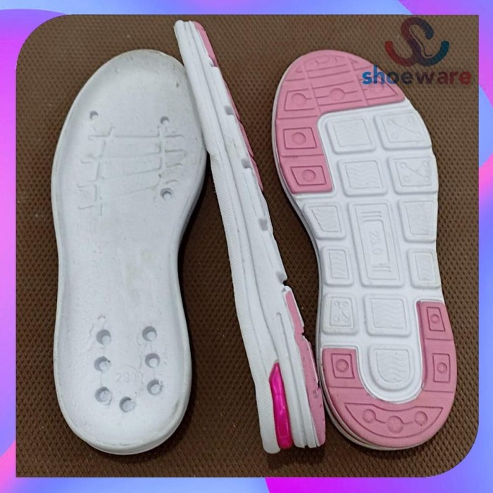 outsole sepatu outsol wanita backstrip color sol