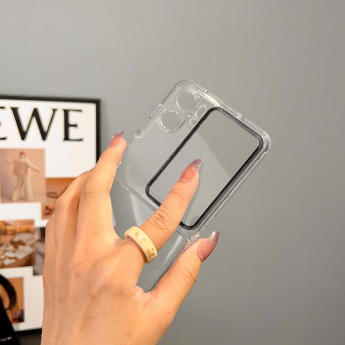 SOFT CASE CLEAR TPU FOR OPPO FIND N2 FLIP PROTECT CAMERA