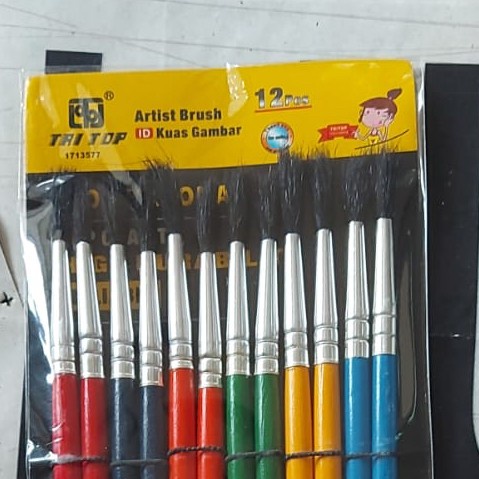 

KUAS LUKIS/KUAS CAT AIR/KUAS GAMBAR/KUAS WARNA WARNI