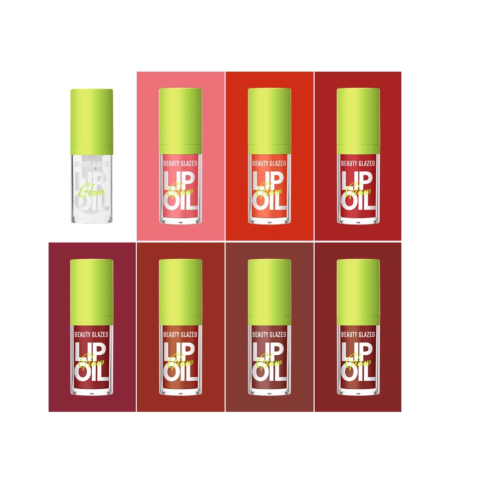 (READY &amp; ORI) Beauty Glazed Lip Oil Balm Hydrating Smooth Glossy B129 gloss melembabkan serum