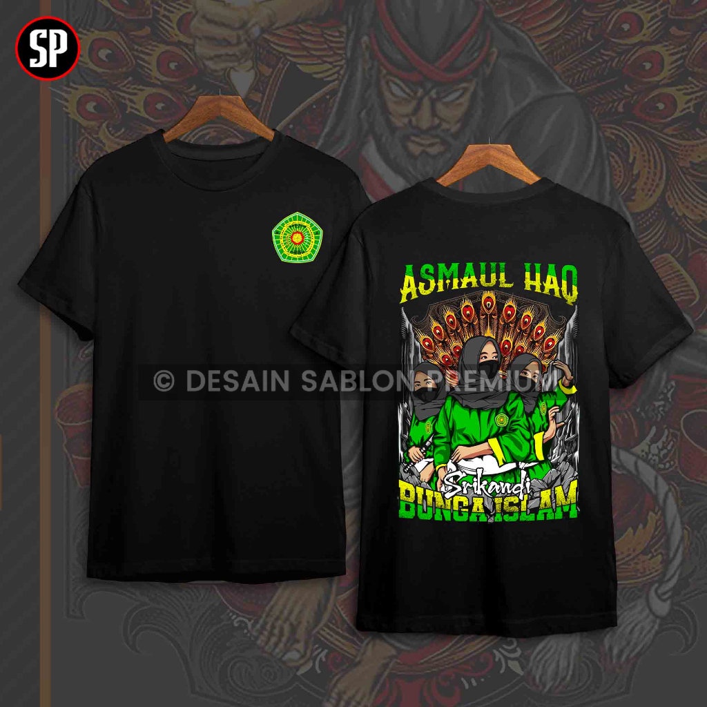 Kaos Srikandi Bunga Islam Terbaru | Distro Atasan Silat Wanita BI 131