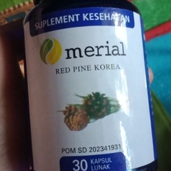 100% ASLI Cod Merial Red Pine Korea - 30 Kapsul / Hancurkan Plak Kolesterol /Atasi Hipertensi / Pinus Merah