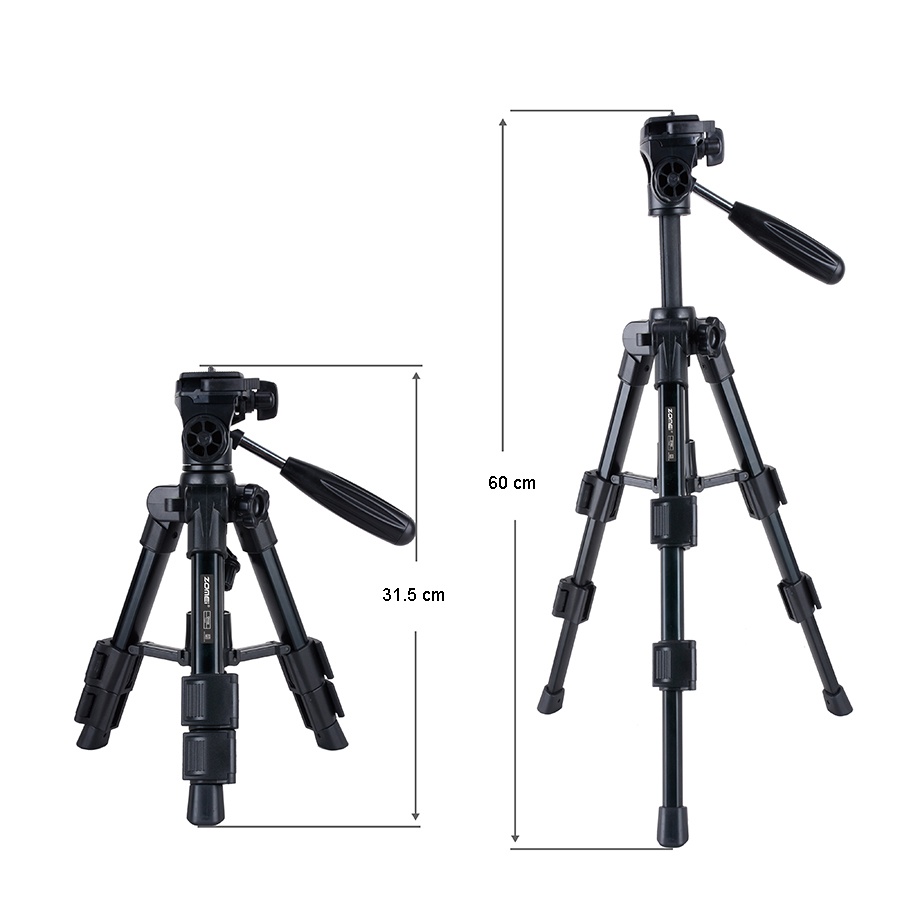 ZOMEI Professional DSLR Tripod &amp; Pan Head - Q100