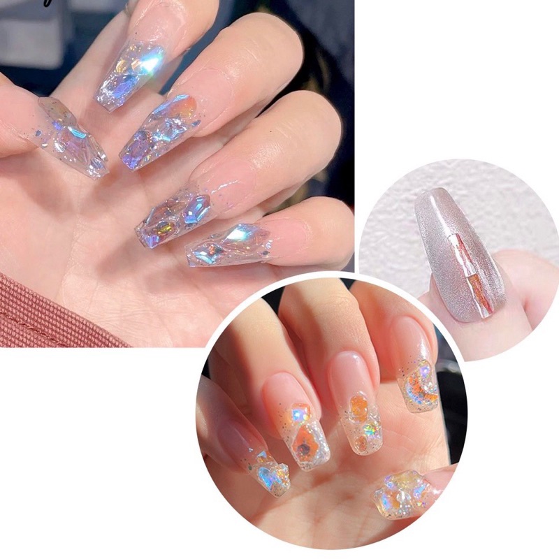 30Pcs BERLIAN IMITASI CLEAR RHINESTONE MIX SHAPE / BERLIAN KUKU BENTUK CAMPUR BEST SELLER JAPAN NAILS