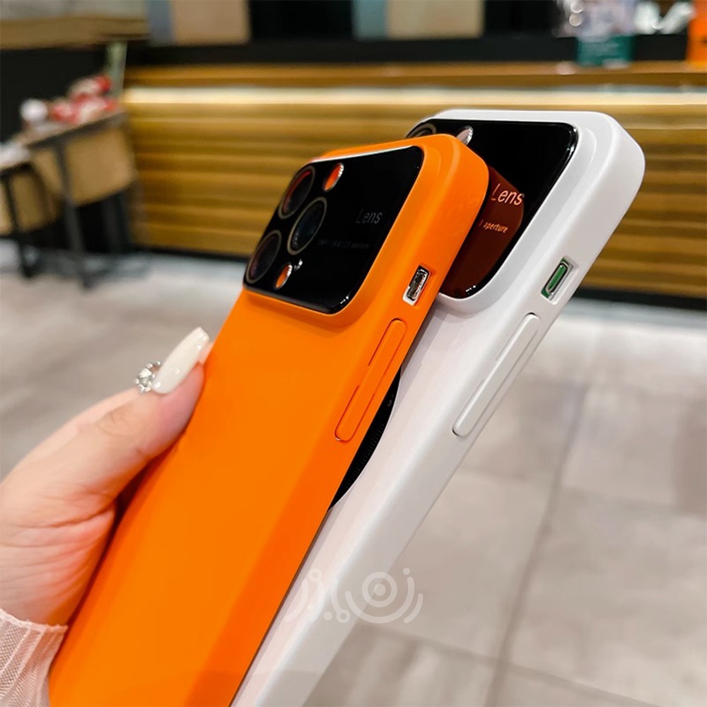 IPHONE Casing Ponsel Frosted Ultra Tipis Untuk Iphone11 12 13 14 Pro Max Case Iphone14 Plus Shockproof Casing Back Cover Dengan Pelindung Lensa