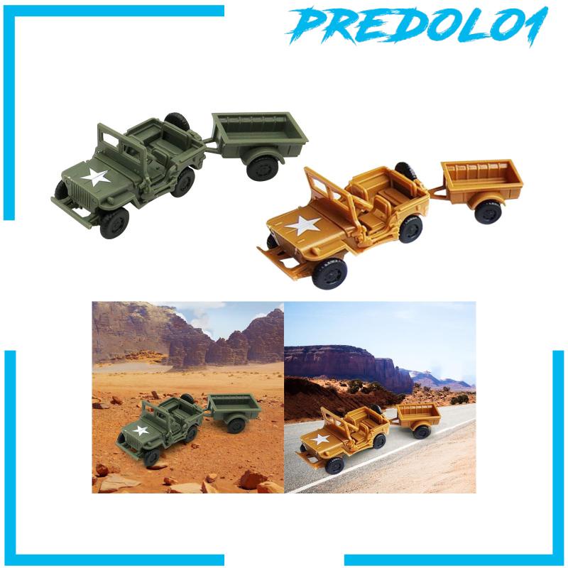 [Predolo1] Kit Model Mobil Skala 1:72 Kit Bangunan Puzzle Untuk Hadiah Anak Micro Landscape