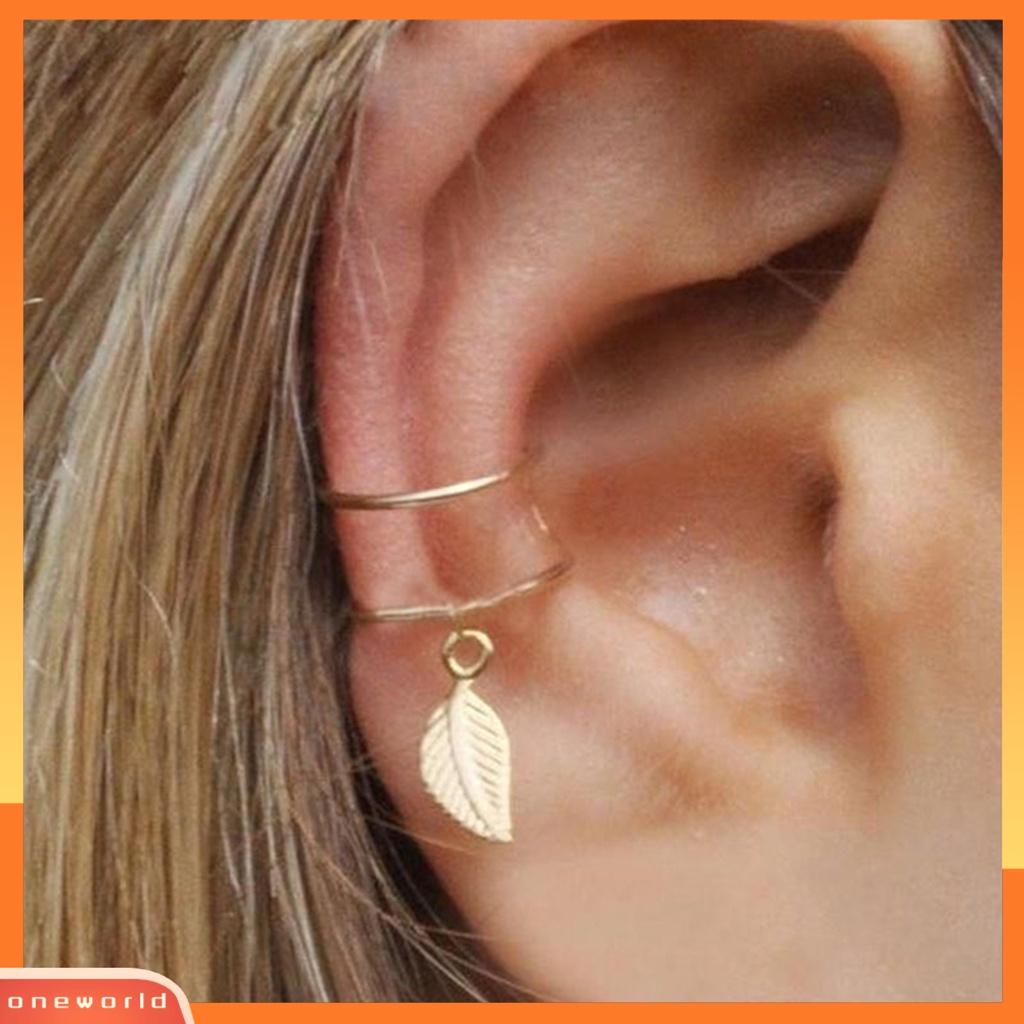 [WOD] 5pcs /Set Kreatif Ganda C U-shaped Cartilage Non-pierced Ear Clip Earrings