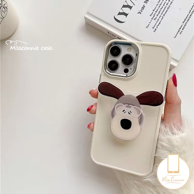 Ins Korea Butterfly Bracket Phone Grip Holder Ring Lucu Puppy Kartun Beruang Anjing Yang Indah Kucing Lucu Fashion Pisang Goreng Universal Scalable Phone Stand Holder