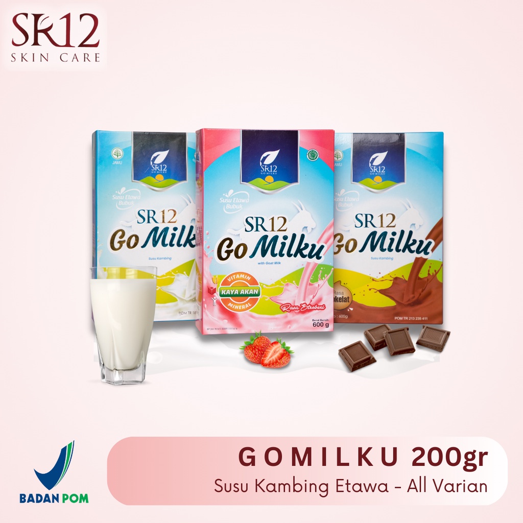 

SR12 GOMILKU 200gr Susu Kambing Etawa GO MILKU Susu Sehat Aman Untuk Ibu Hamil Dan Menyusui S100 Laris Manis
