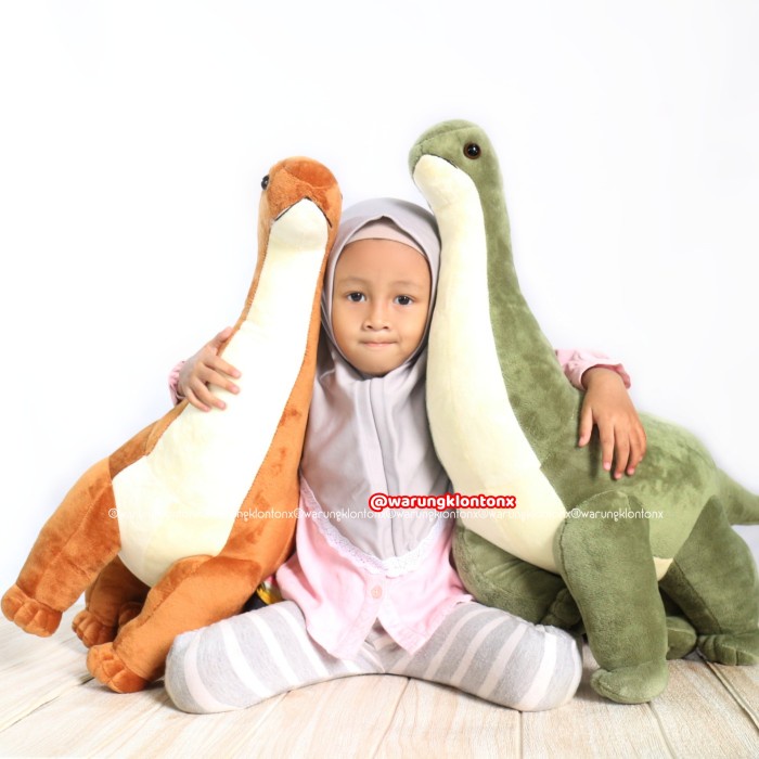 Boneka Dinosaurus Jumbo - Jumbo Cokelat
