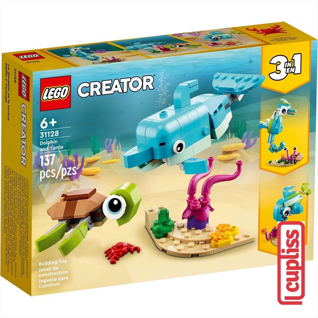 LEGO Creator 31128 Dolphin and Turtle