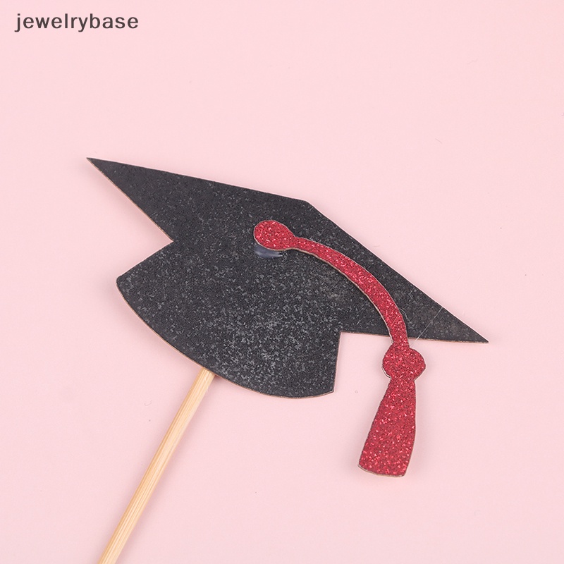 [jewelrybase] 12pcs Topper Kue Dekorasi Pesta Musim Wisuda Untuk Butik Akad Wisuda