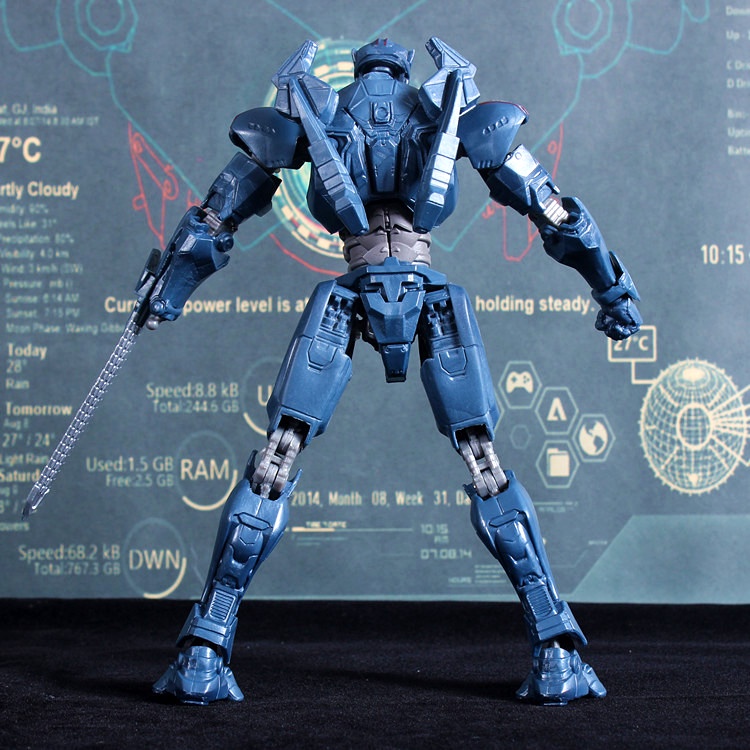 Robot Pacific Rim2 Gipsy Avenger Action Figure Model Anime Sambungan Bergerak Boneka Koleksi Hiasan Meja Mainan Anak