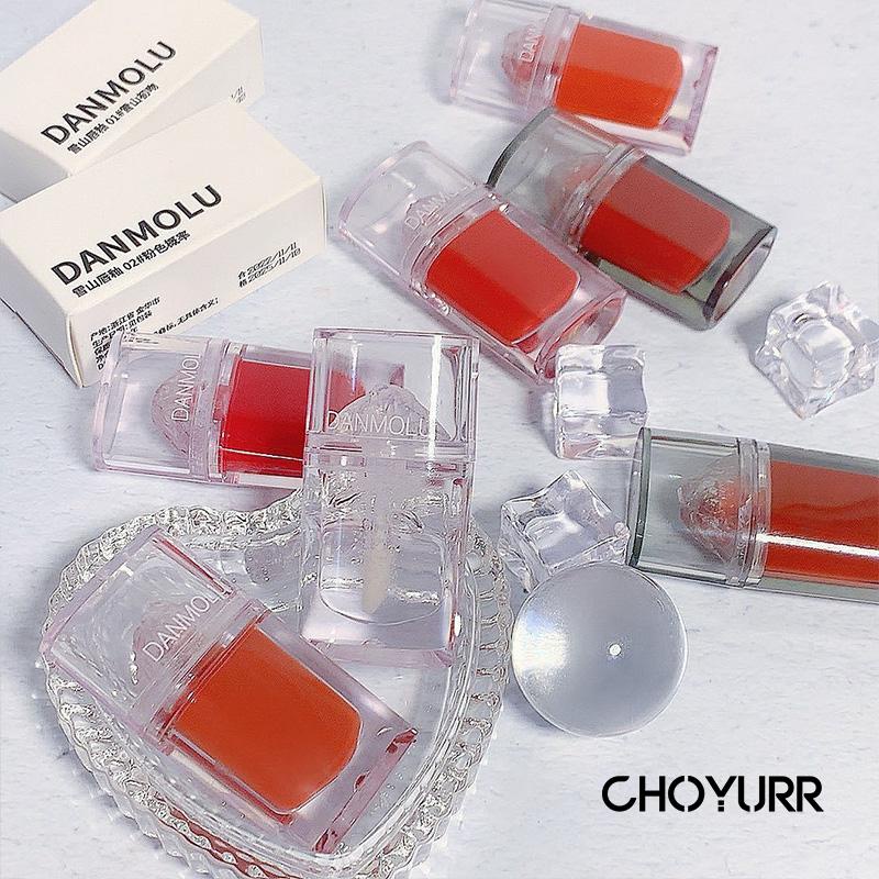 【COD】Daimanpu Lip Gloss Ice Mountain Crystal Jelly Lip Glaze Matte Velvet Lip Mud Waterproof Tahan Lama-CH