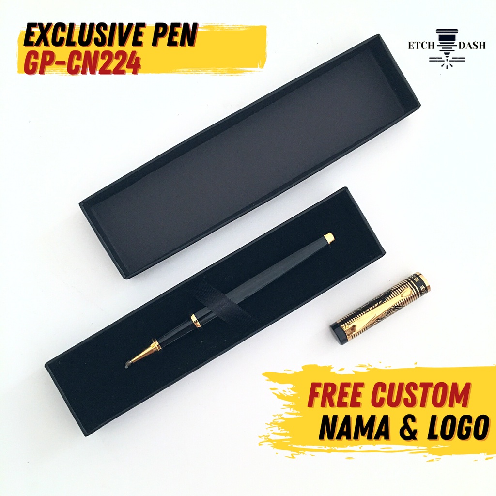 

Pulpen Hadiah Merchandise dengan Gift Box - Exclusive Pen GP-CN224