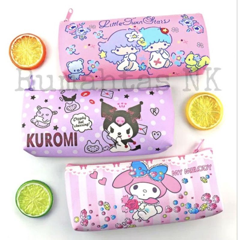 Tempat pensil Kuromi 21 x 8,5/Tempat Pensil Murah Korea