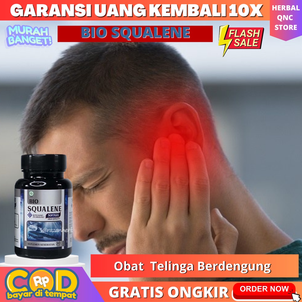 BIO SQUALENE Obat Tetes Telinga Berdengung Berdenging Obat Tinnitus Obat Telinga Ngahieung Obat Teli